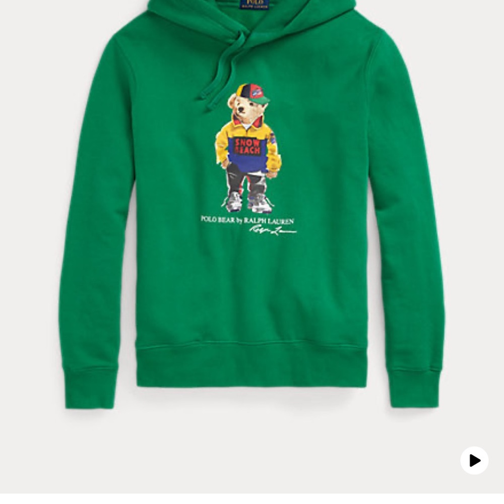POLO 🔴🔵🟡 SNOW BEACH Polo Bear hoodie 
(Limited Edition) - Picture 2 of 4
